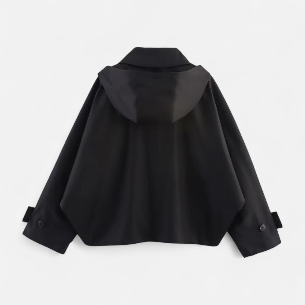 Women's Button Up Hooded Jacket