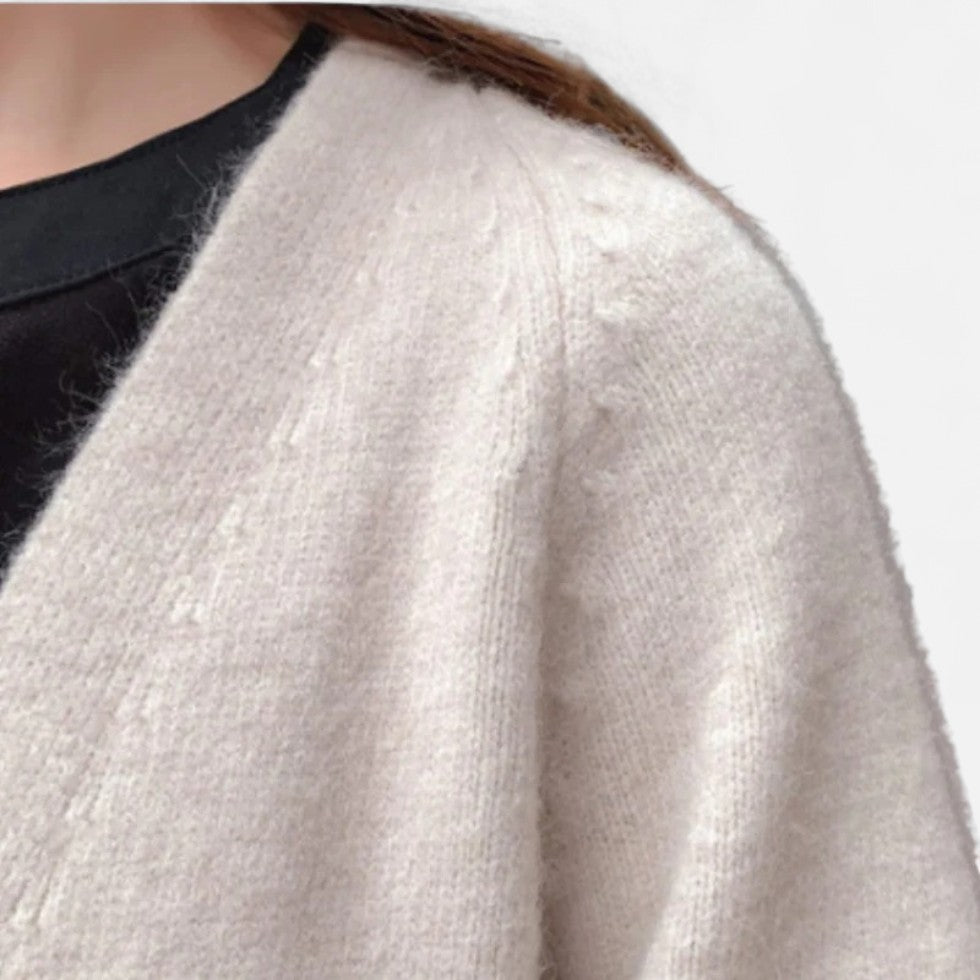 Women’s Cashmere Longline Cardigan with Pockets