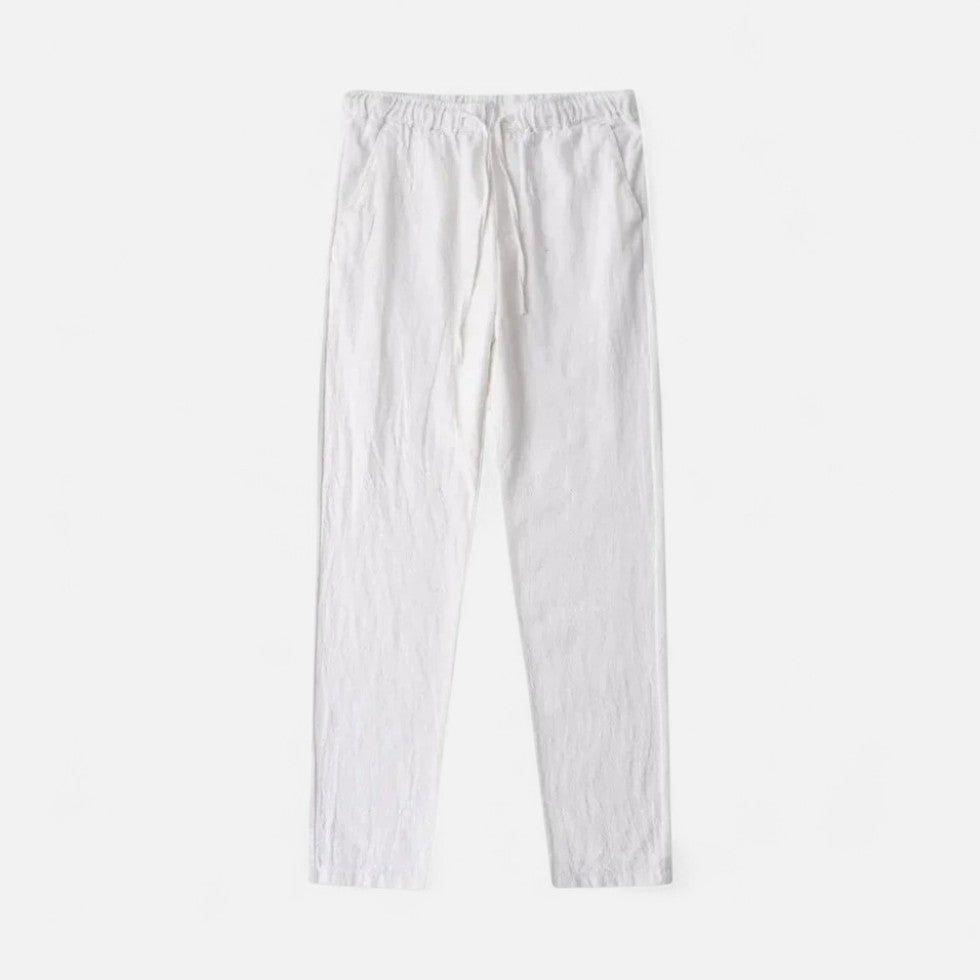 Men's Linen Drawstring Trousers