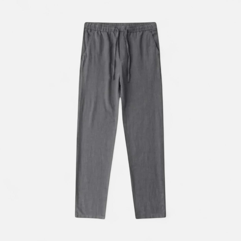 Men's Linen Drawstring Trousers