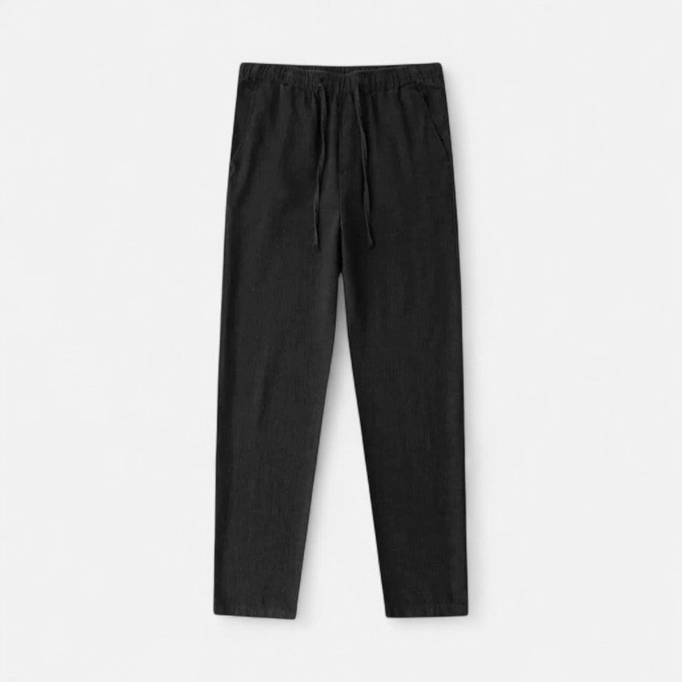 Men's Linen Drawstring Trousers